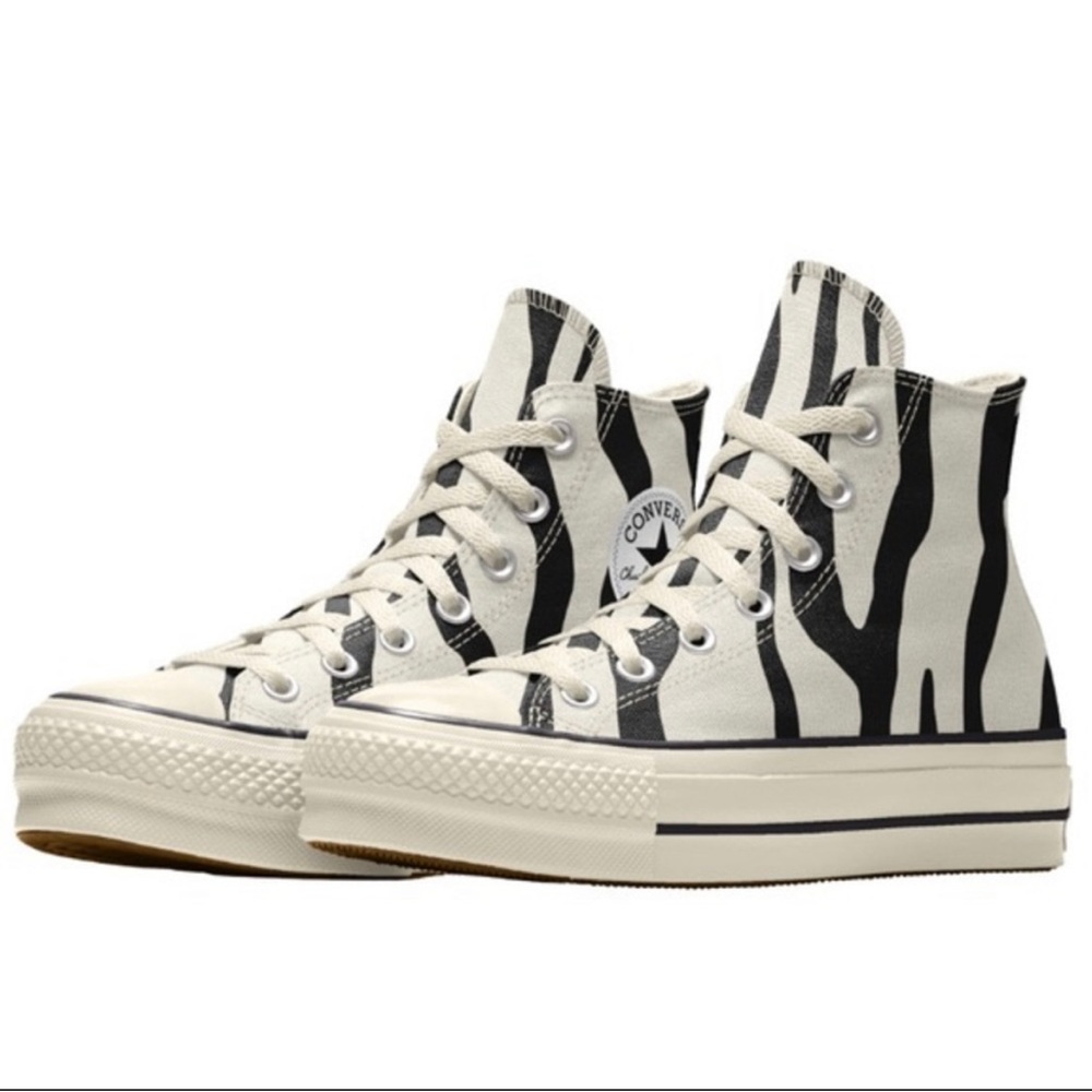 Converse Zebra Print High Top Platform Sneaker Gem